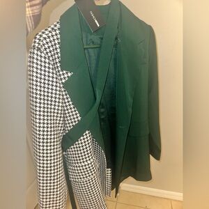 Let's Even The Score Asymmetric Blazer - Hunter